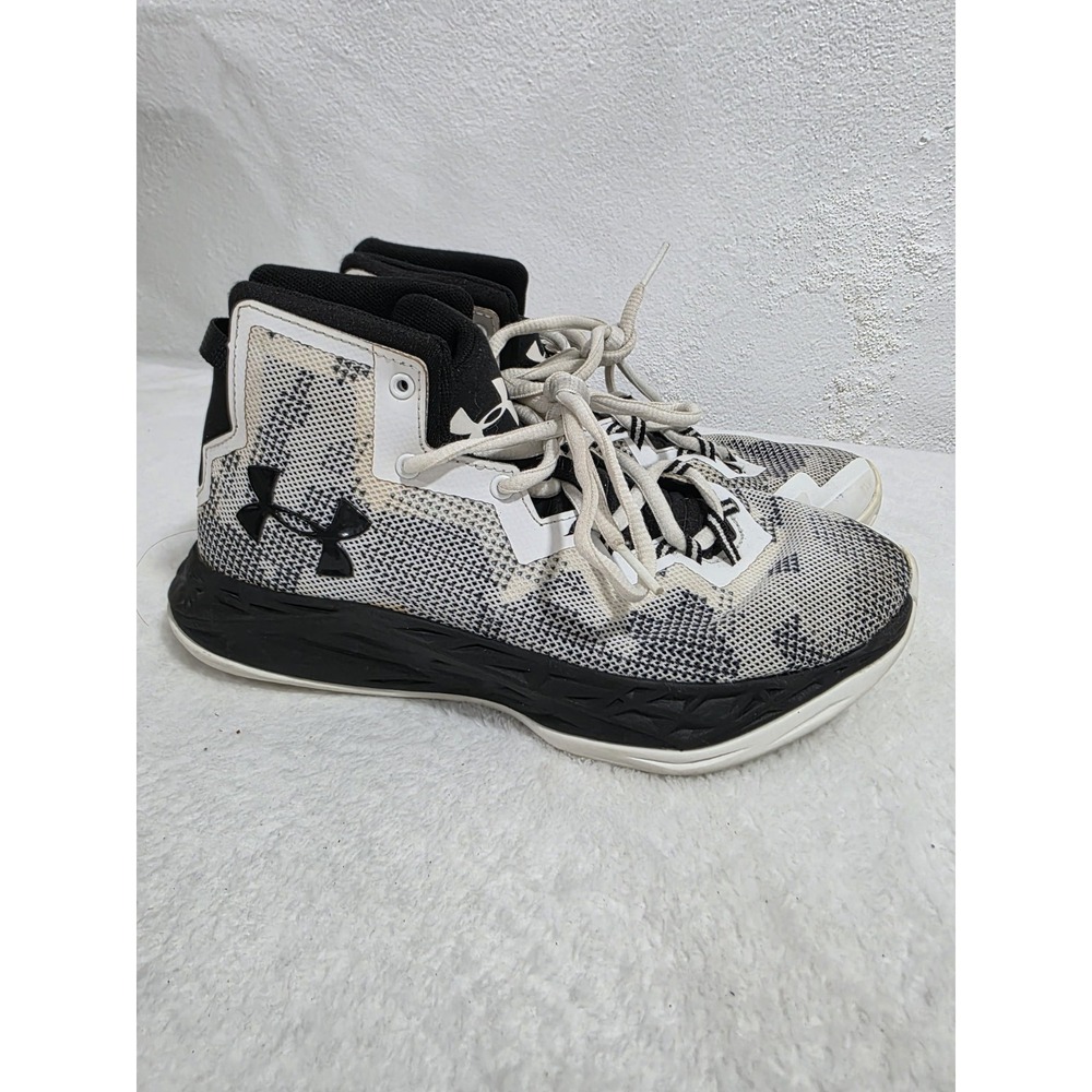 UNDER ARMOUR White Basketball Sneakers Youth 4.5Y